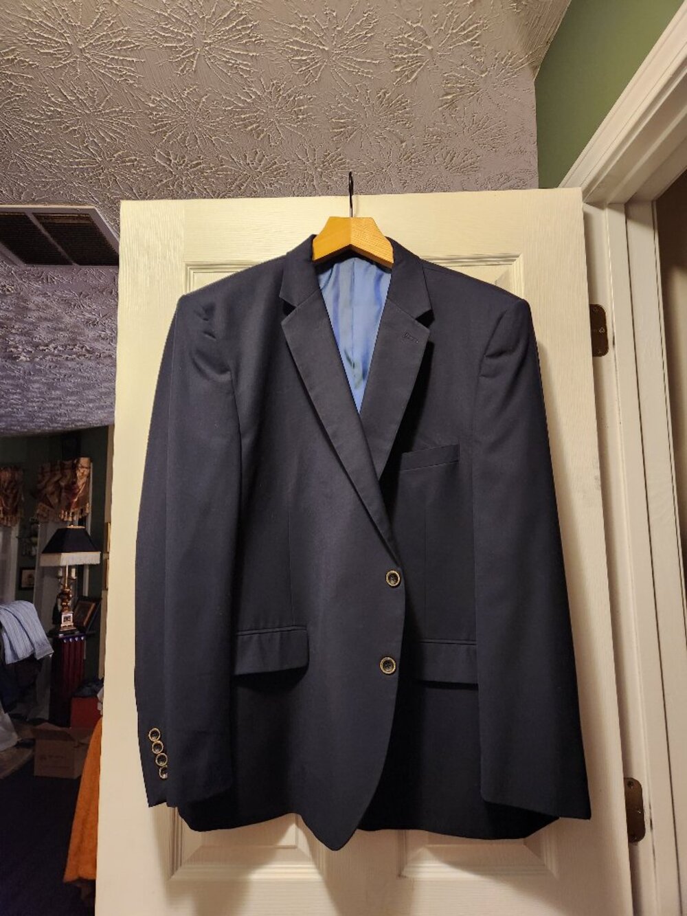 Alexander Julian big & tall men's 65%polyester 35%rayon sport coat blazer 52R